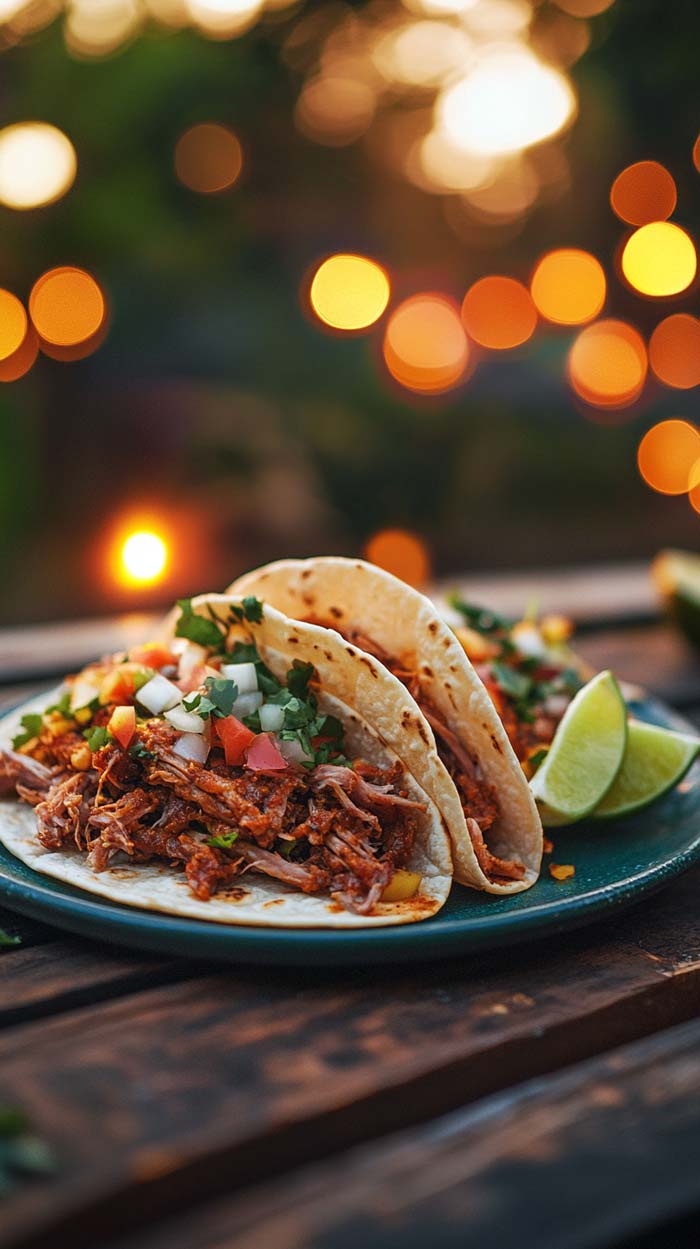 Carnitas Tacos Nahaufnahme