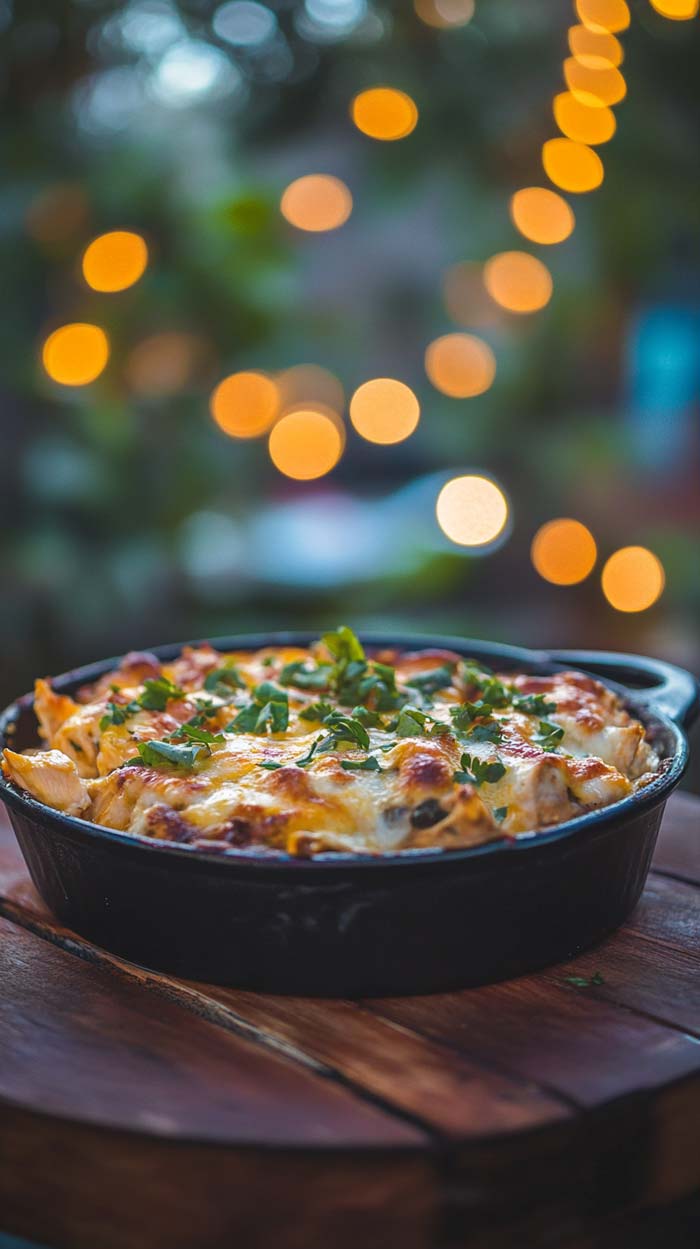 King Ranch Chicken Auflauf